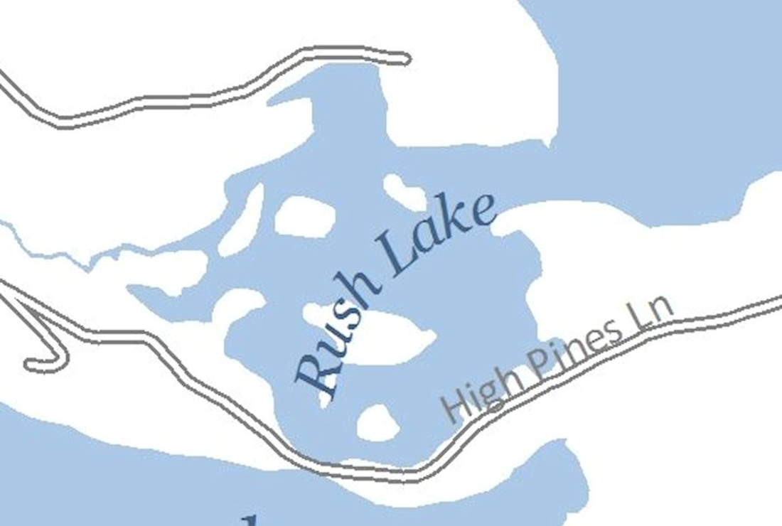 Rush Lake Map